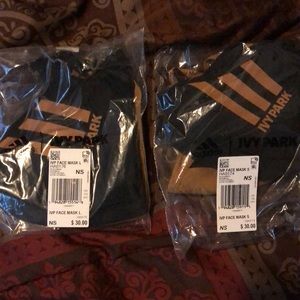 Ivy park mask 2 black 1 Mesa 3 pk sealed new